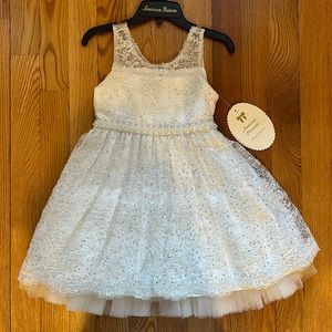 American Princess White lace dress